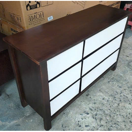 Oak 05 : Tủ Gổ Sồi 06 Ngăn Kéo Ngang